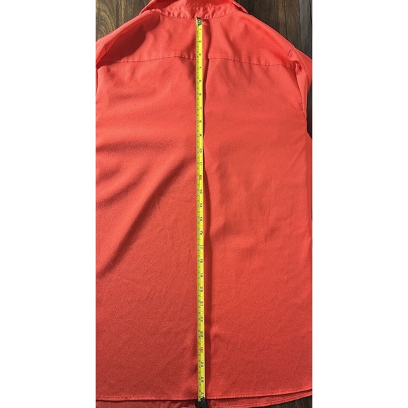 Calvin Klein - Collared Women's Blouse With Tie Up Front. Gold Buttons. - Picture 10 of 11